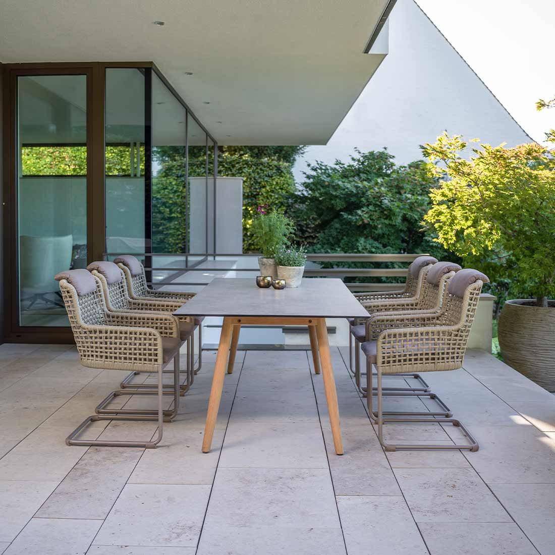 Stern Interno Gartentisch Teak/Silverstar 2.0