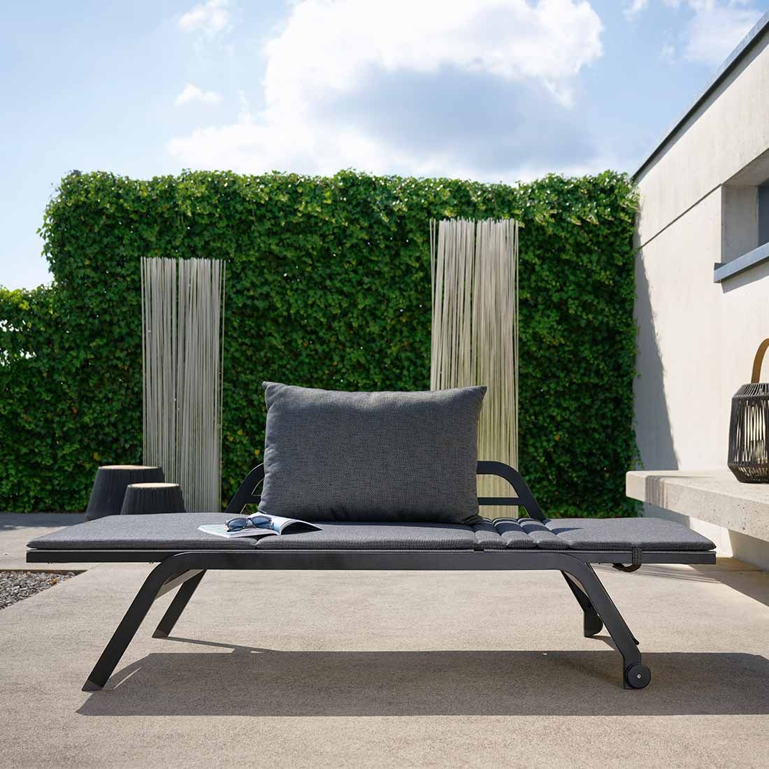 Stern Novi Gartenliege Aluminium/Textilene