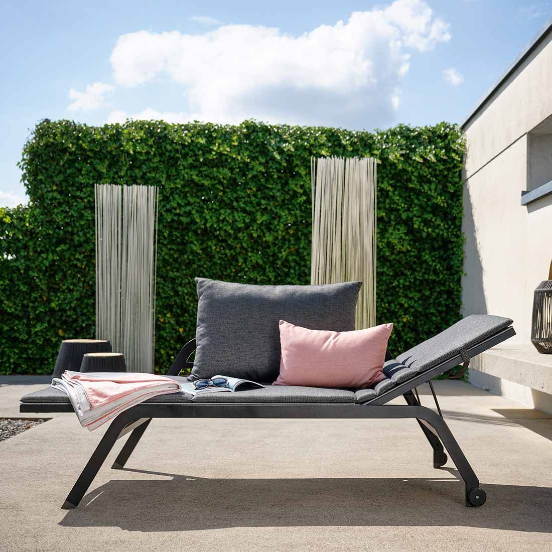 Stern Novi Gartenliege Aluminium/Textilene