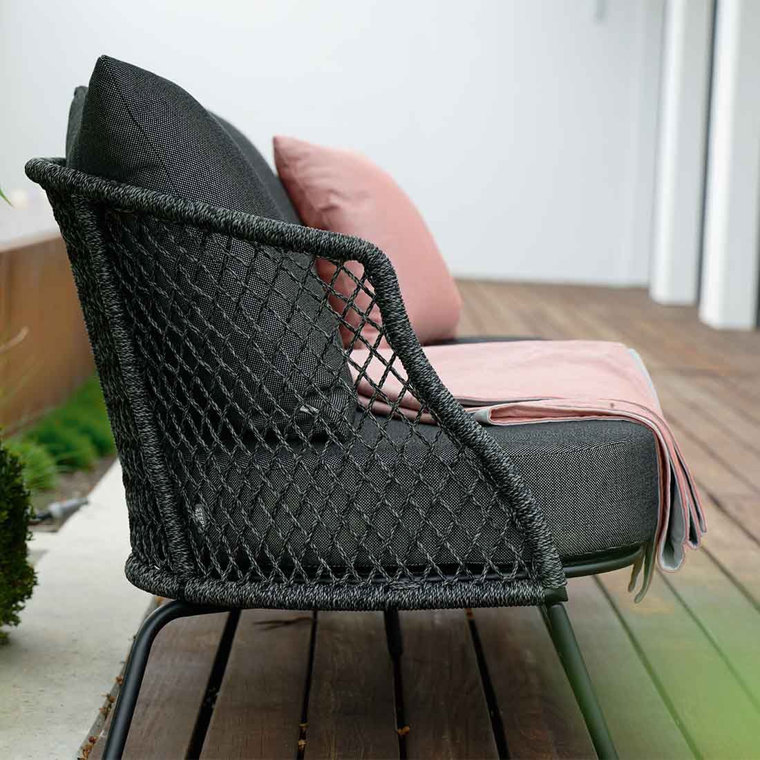 Stern Odea Gartenloungesofa Aluminium/Rope/Polyacryl