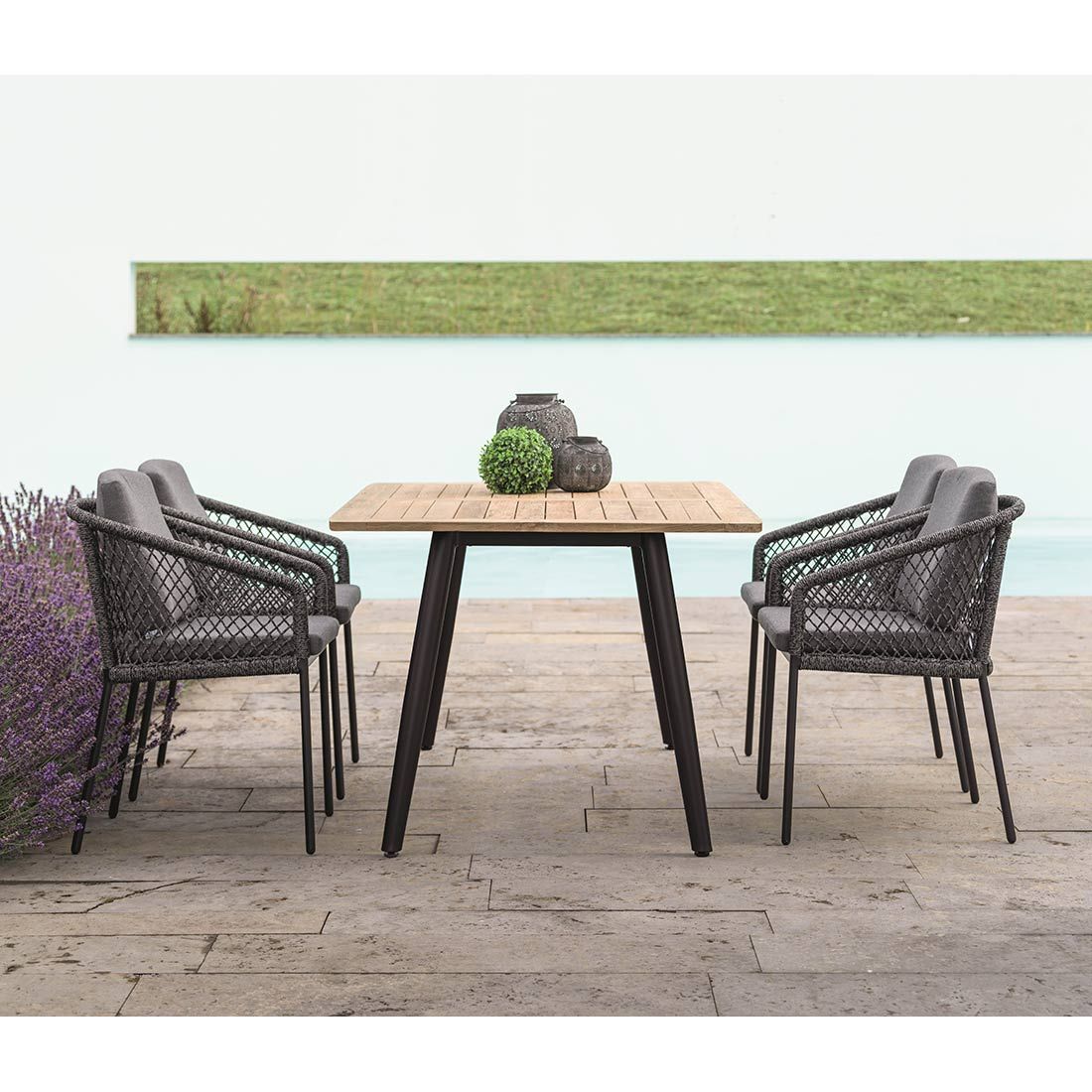 Stern Odea Gartensessel Aluminium/Rope/Polyacryl