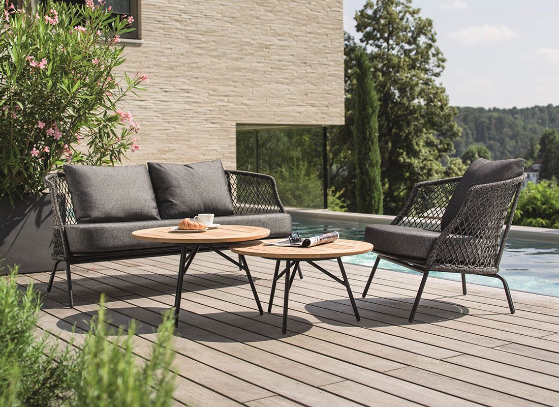 Stern Odea Loungeset Aluminium/Outdoorstoff