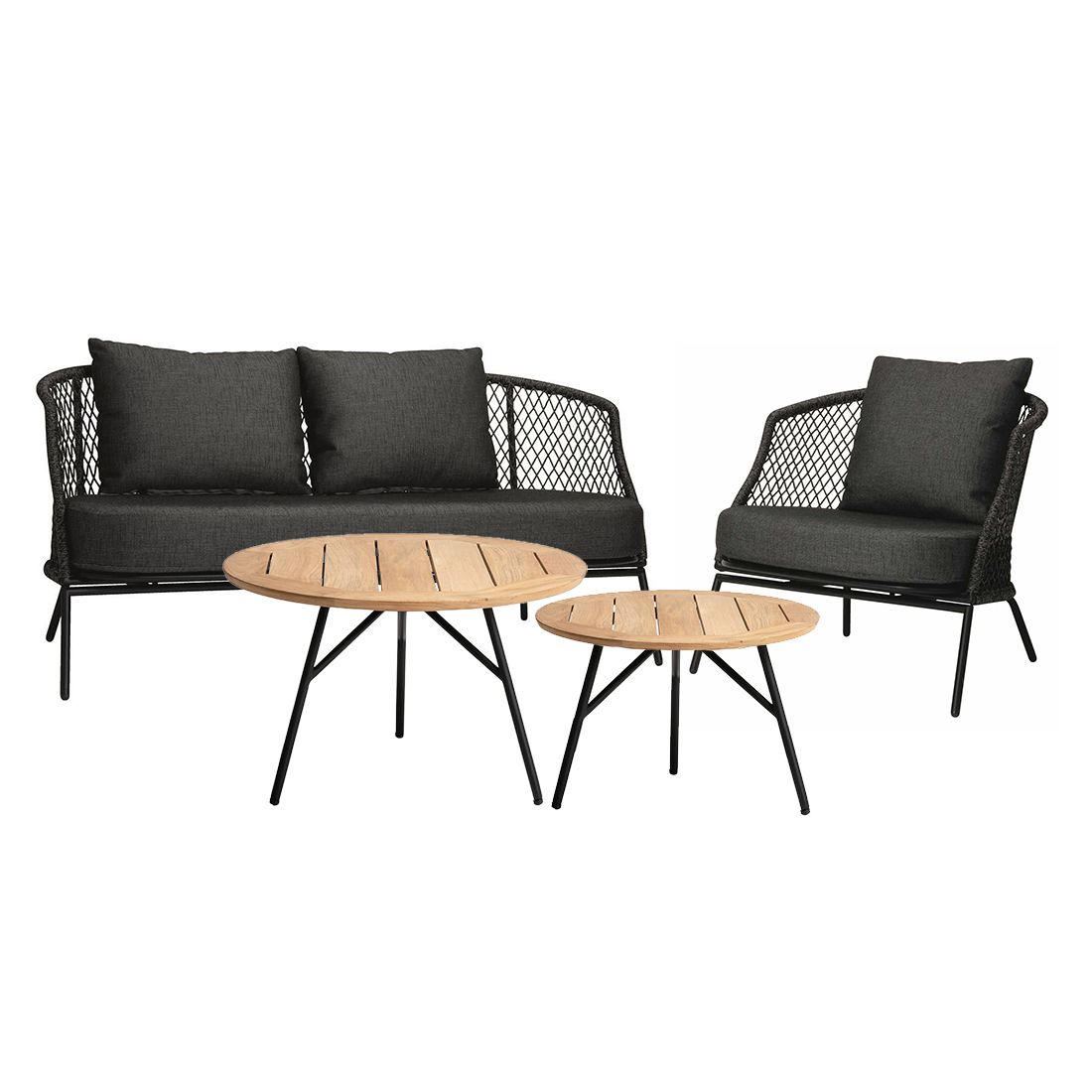 Stern Odea Loungeset Aluminium/Outdoorstoff