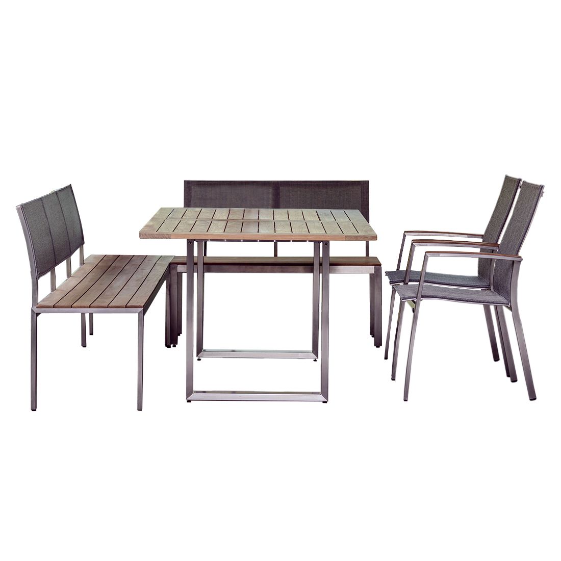 Stern Viona Gartenmöbel-Set L (7 Plätze) Tisch 180x100cm