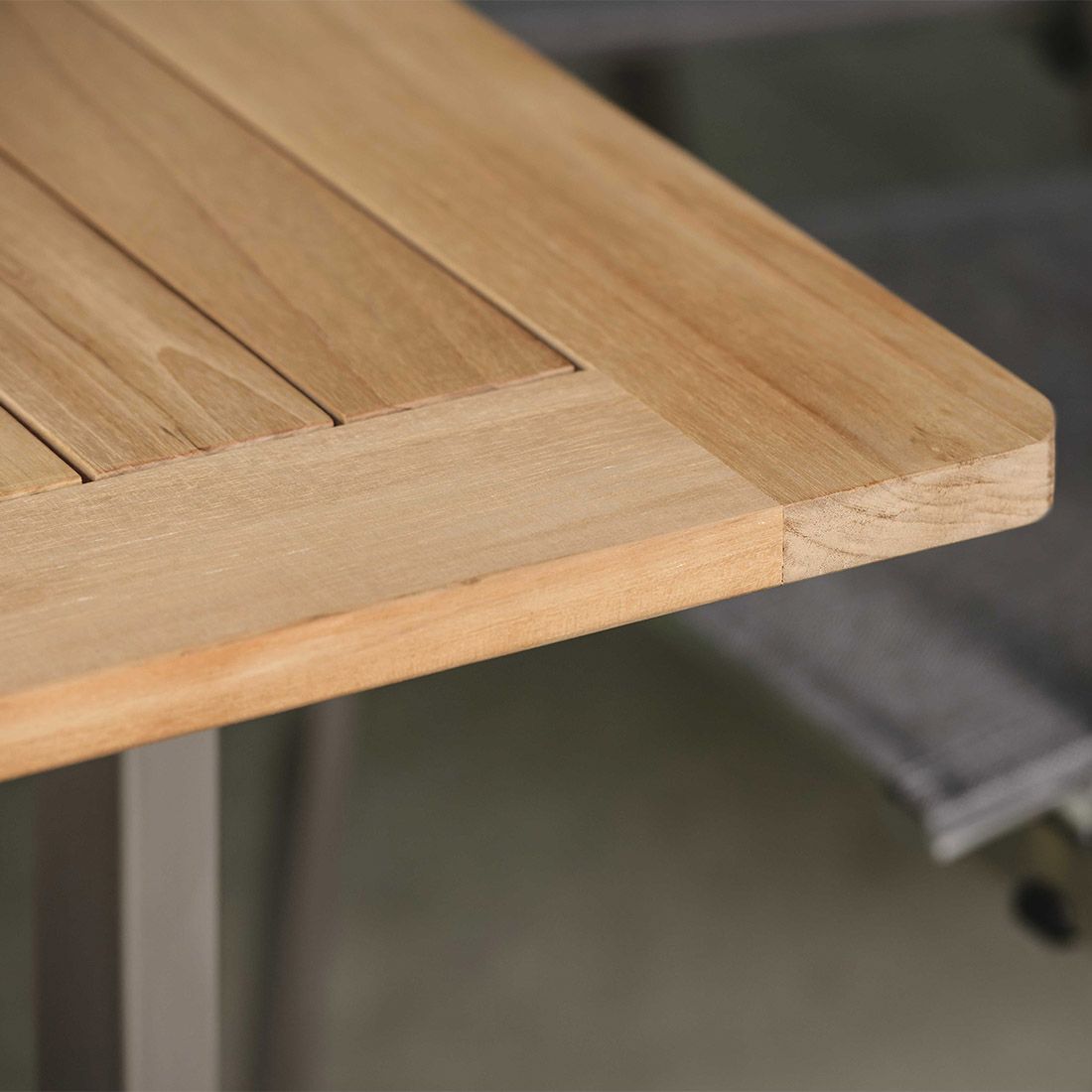 Stern Viona Gartentisch 180x100cm Edelstahl/Teak