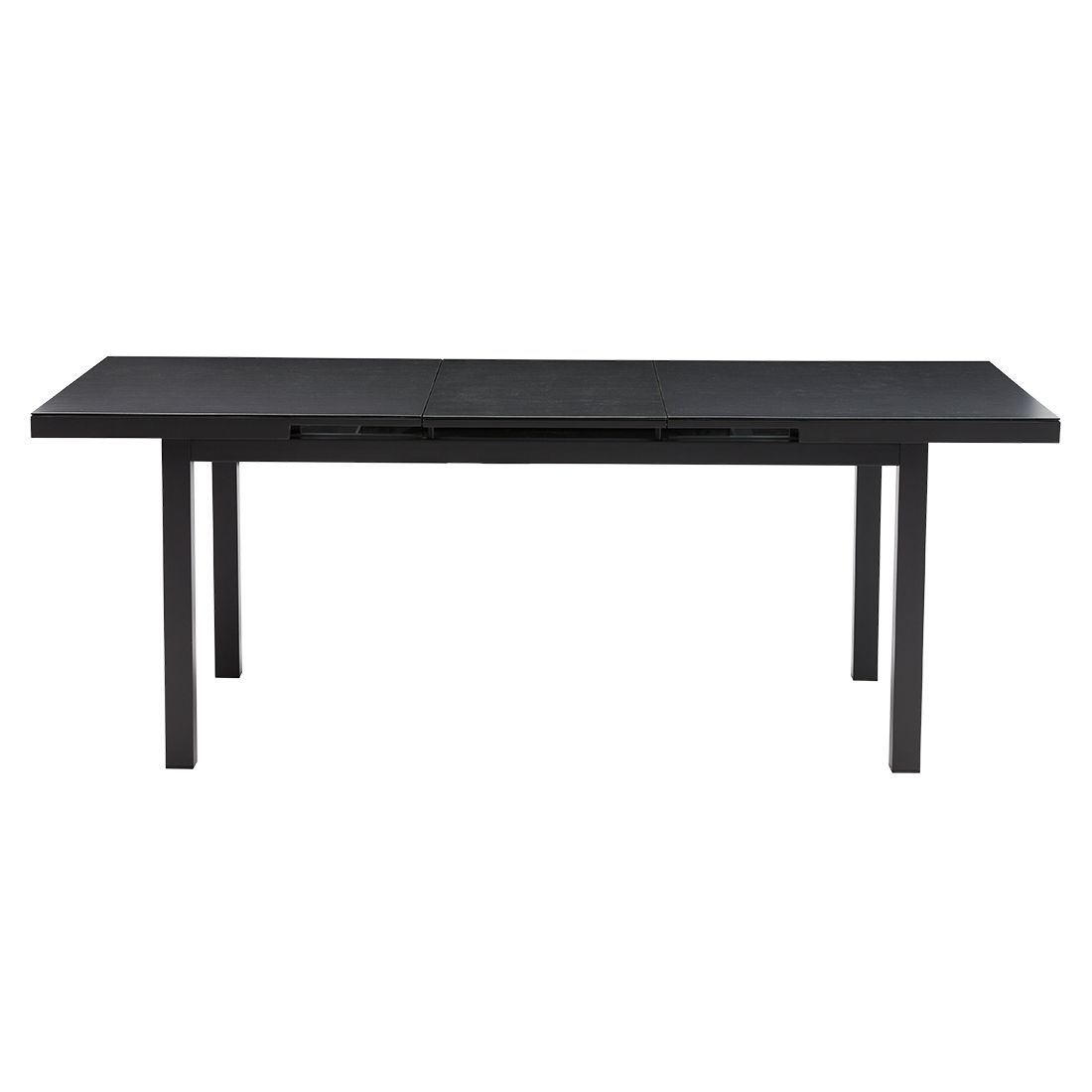 Sungörl Bamberg Ausziehtisch 140/180x90cm Aluminium/Glaskeramik