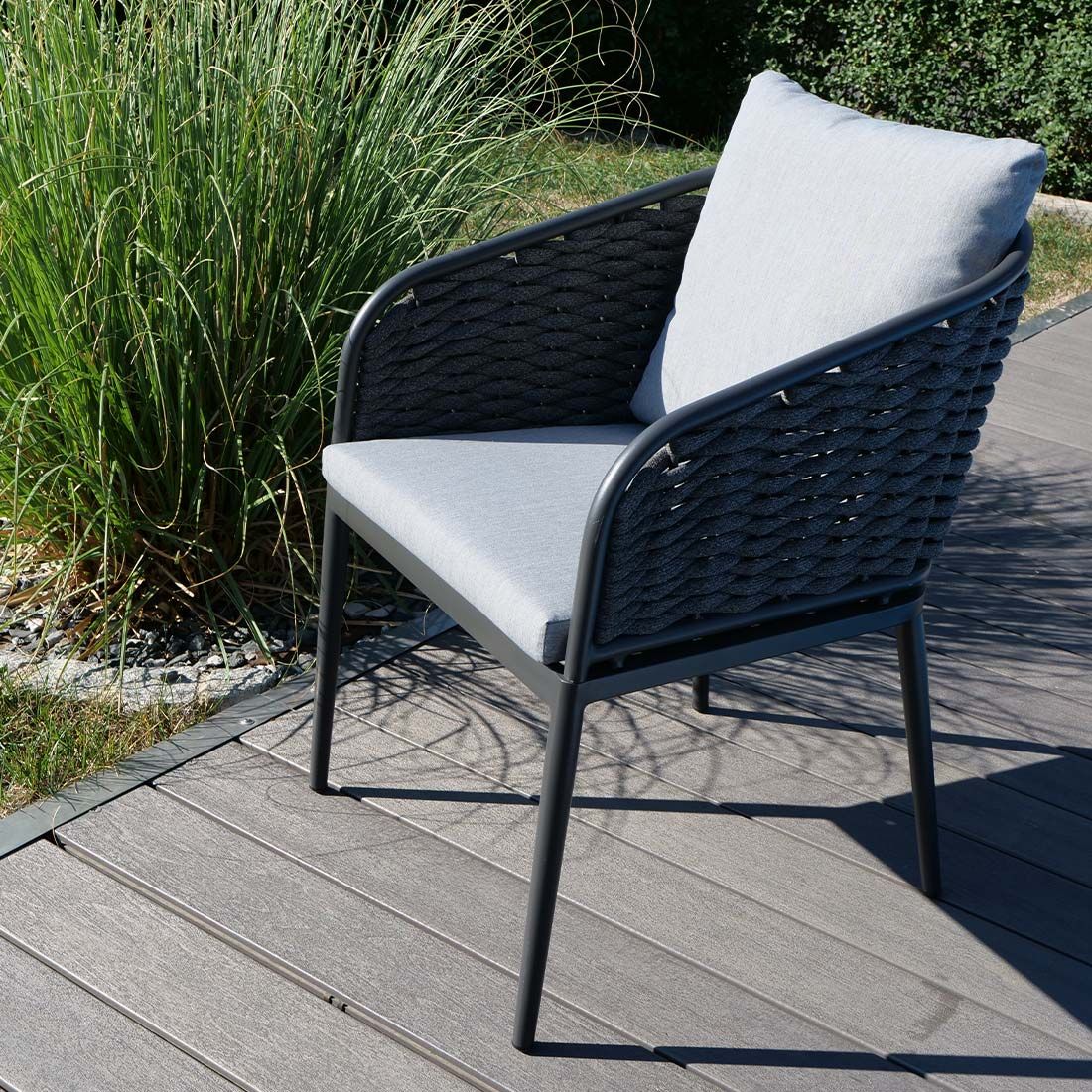 Sungörl Lago Gartensessel Aluminium mit Sitz- und Rückenkissen