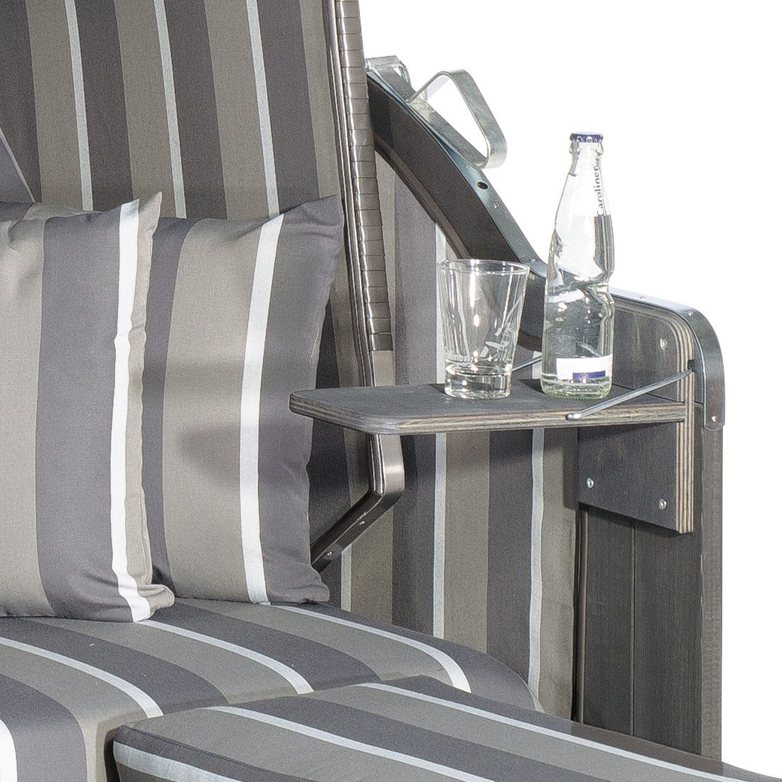 Sunny Smart Rustikal 250 Plus Strandkorb Geflecht/Fichte