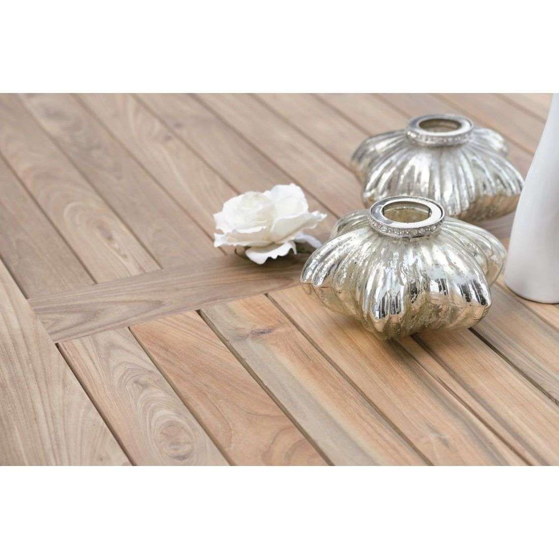 Stern Gartentisch-Platte 80x80cm Old Teak