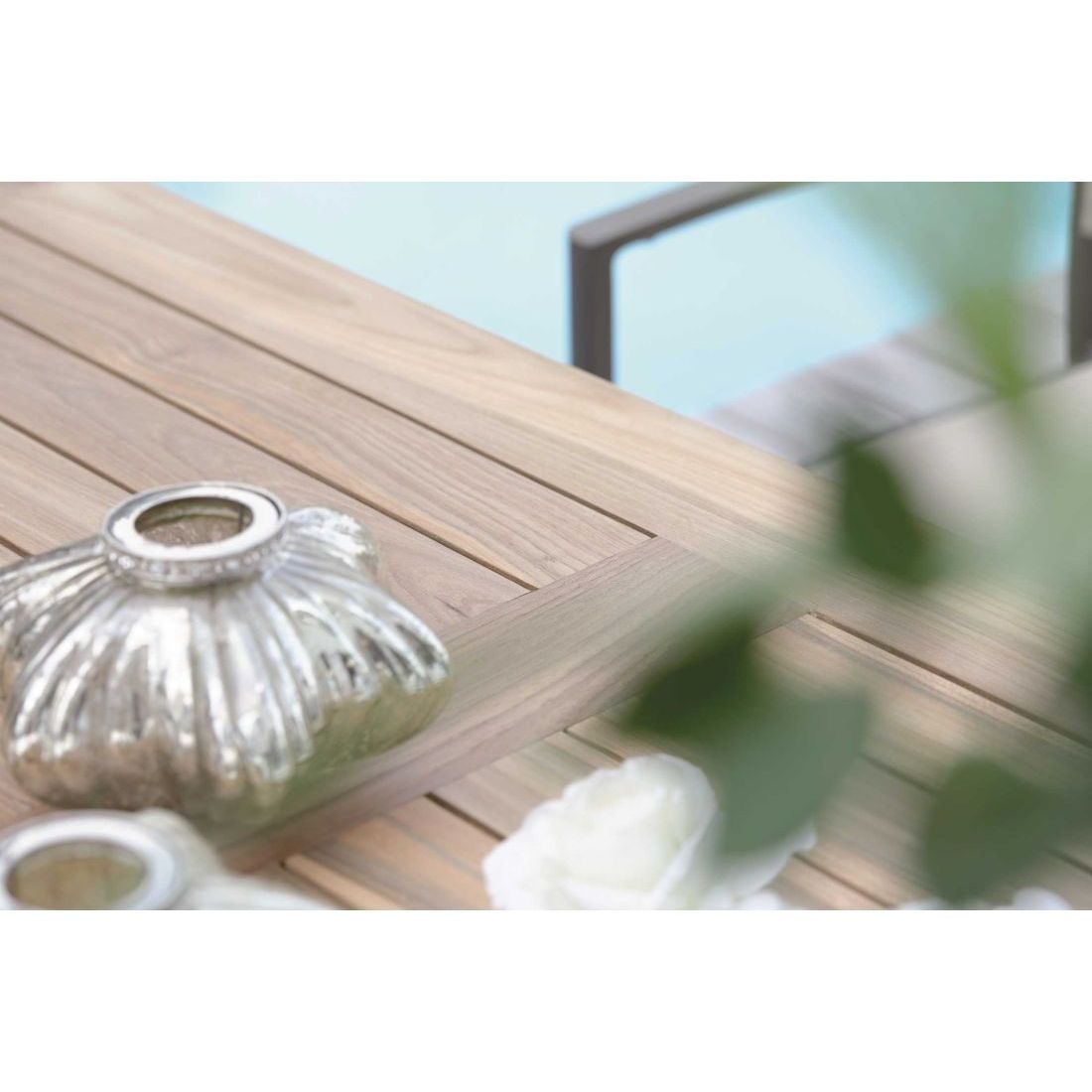 Stern Gartentisch-Platte 80x80cm Old Teak