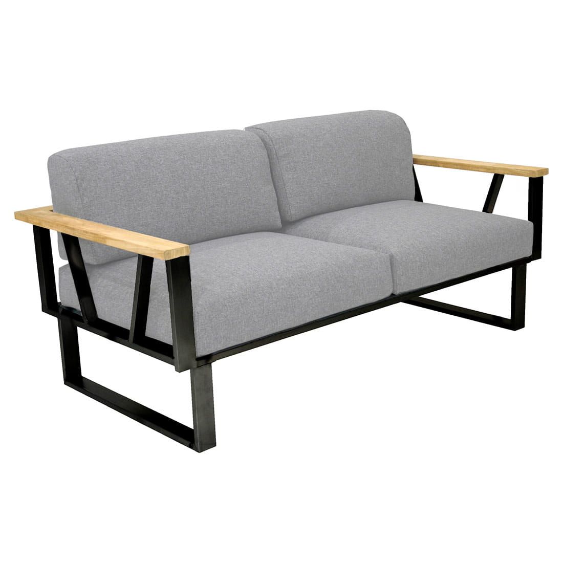 Zebra Belvedere Gartenloungesofa Edelstahl/Tuvatextil