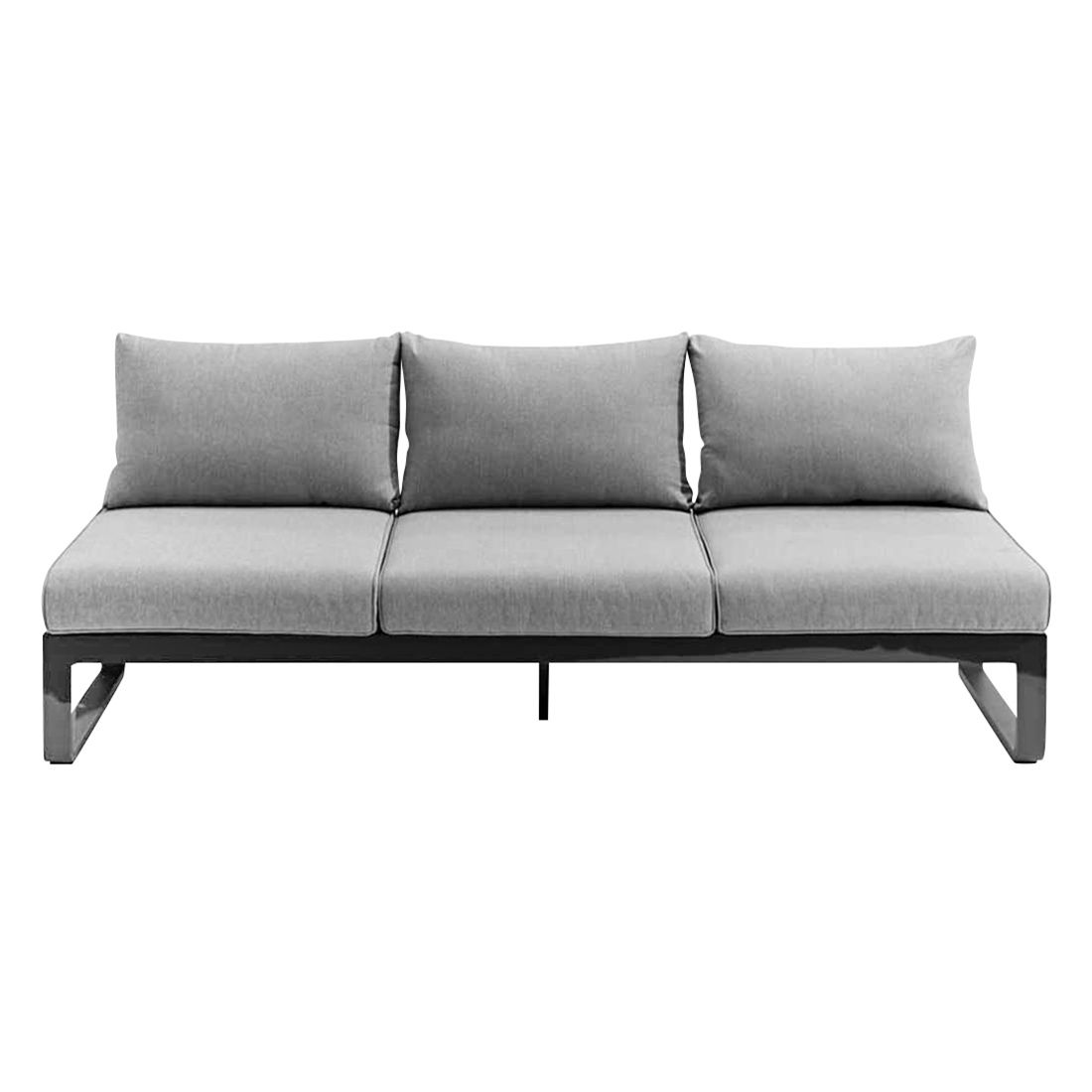 Zebra Fly Loungeset inkl. Loungetisch Aluminium/Teak/Olefin