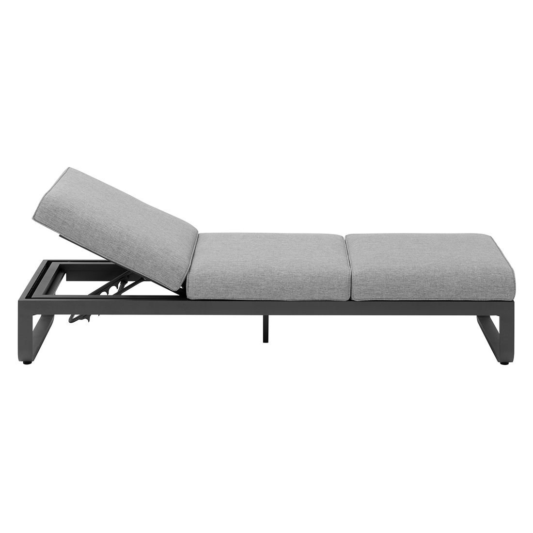 Zebra Fly Loungeset inkl. Loungetisch Aluminium/Teak/Olefin
