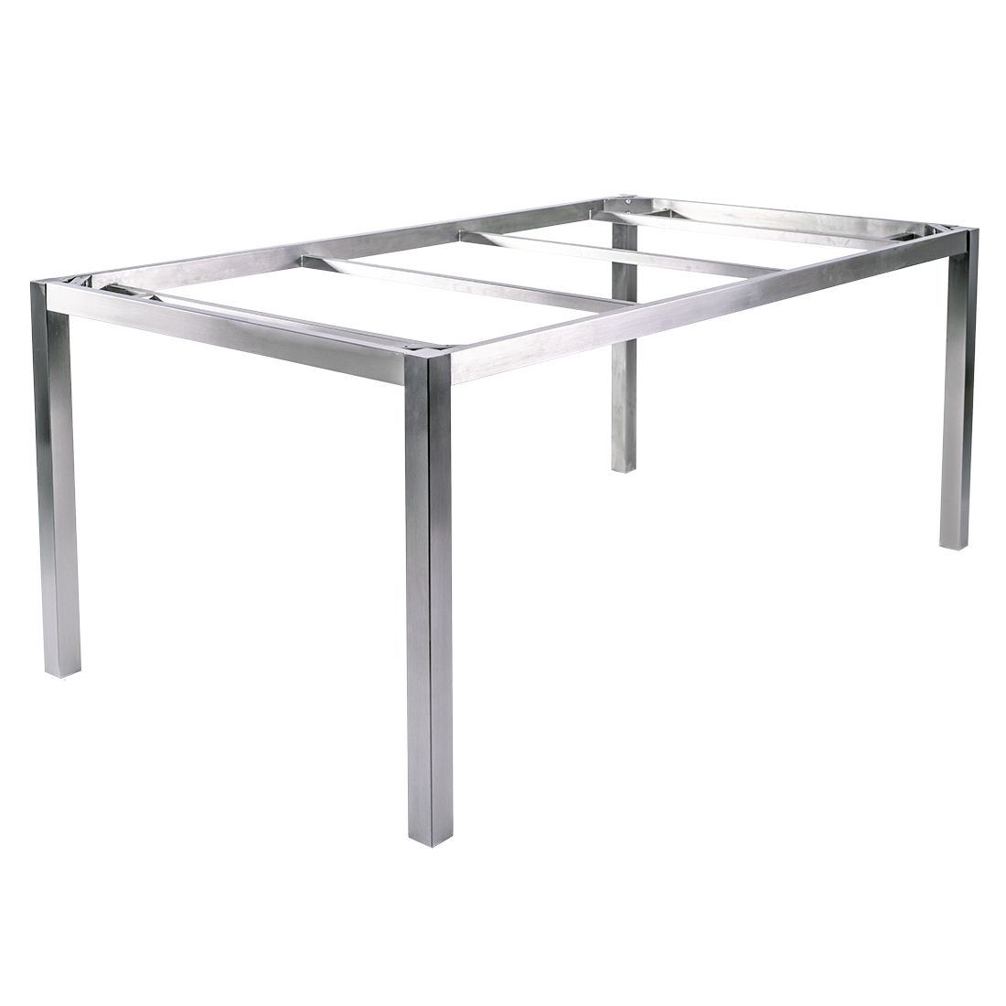 Zebra Opus Gartentisch 160x90cm Edelstahl/HPL