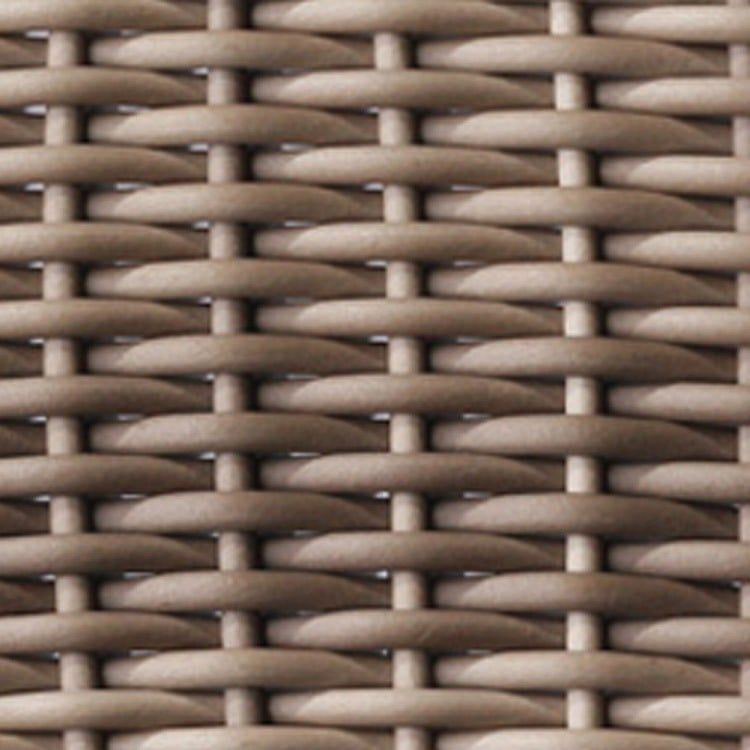 Domus Ventures Luxor Hocker Halbrundgeflecht/MarinaPlus