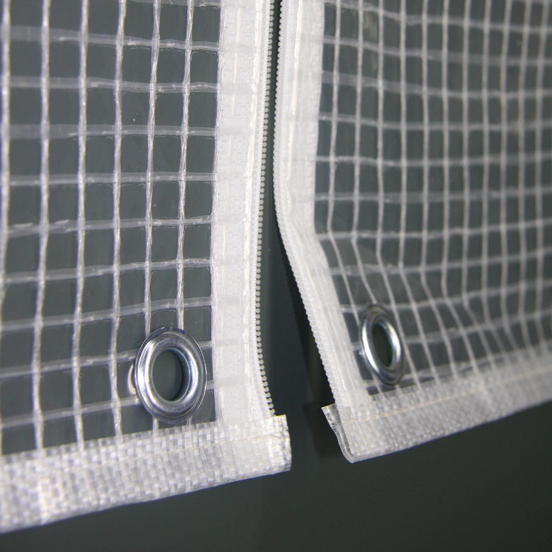 Heinemeyer Schutzhülle 240x180x90cm oval für Tischgruppe, Gitterfolie