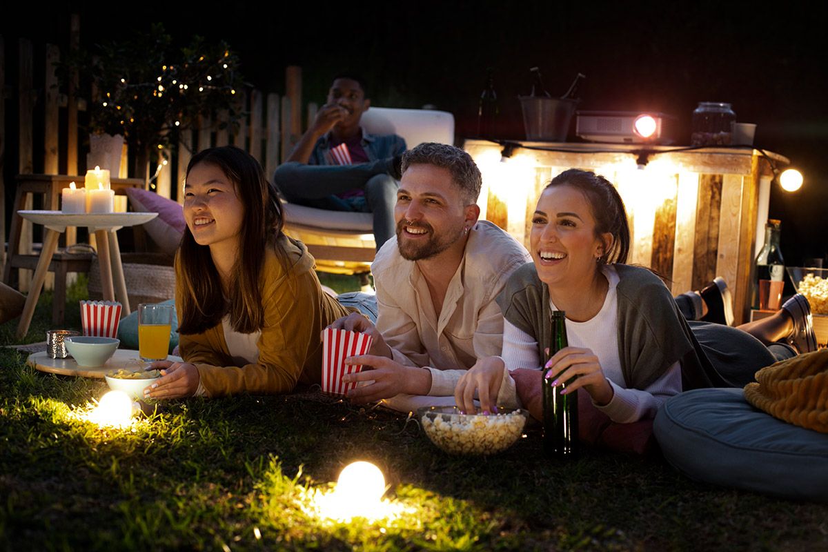 Ein Kino im Garten für Filmfans Ein Kino im Garten für Filmfans