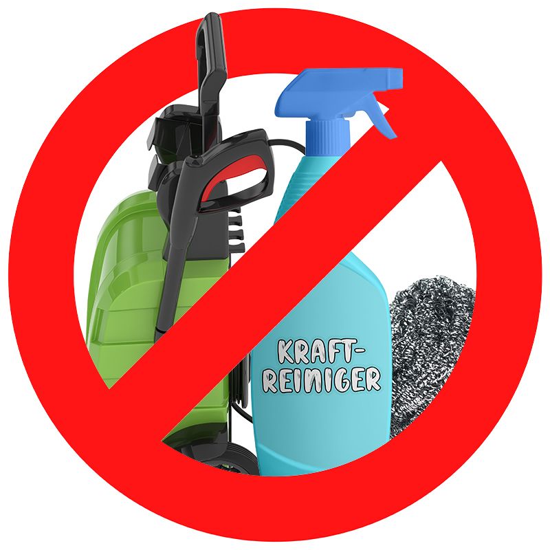 Keine aggressiven Reinigungsmittel bei Holzmöbeln Keine aggressiven Reinigungsmittel bei Holzmöbeln