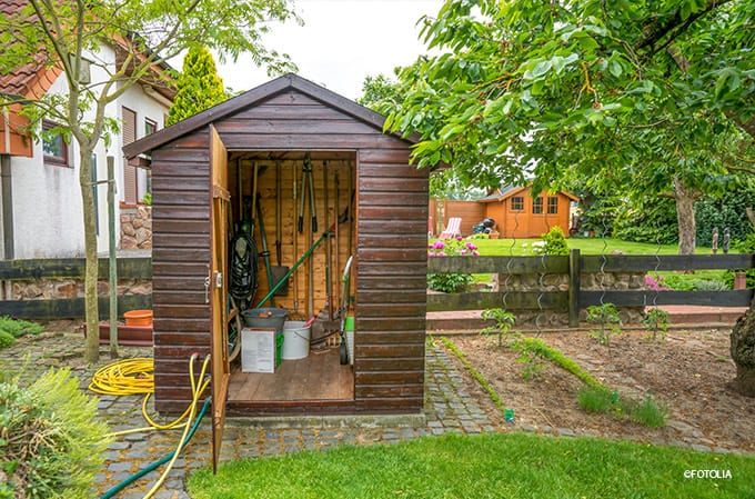 Gartenhaus organisieren Gartenhaus organisieren