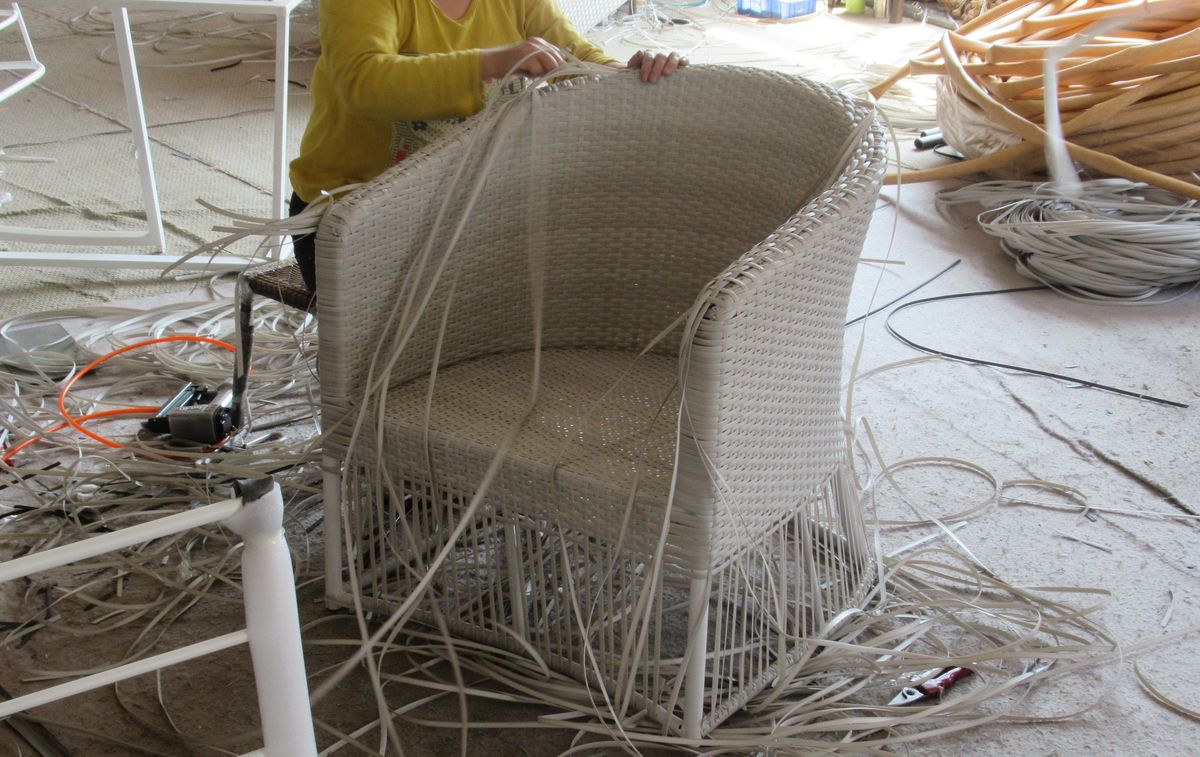 Polyrattan flechten Polyrattan flechten