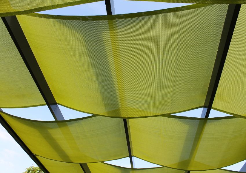 Pergola mit Textildach Pergola mit Textildach