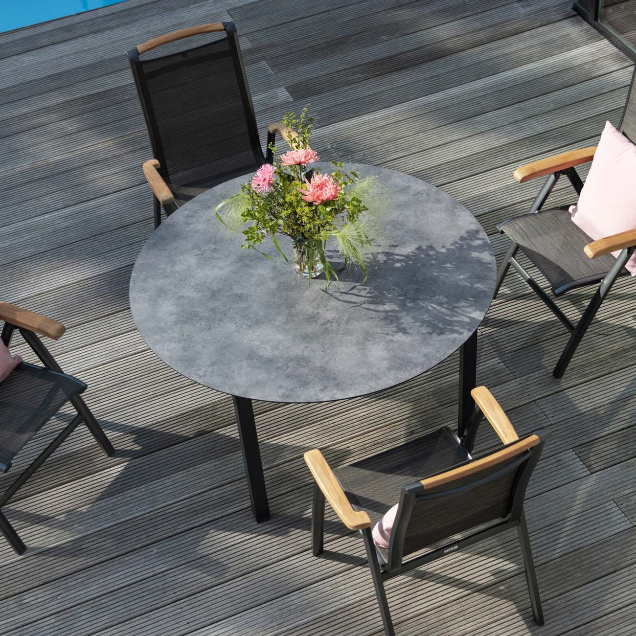 Gartentisch Mit Hpl Platte