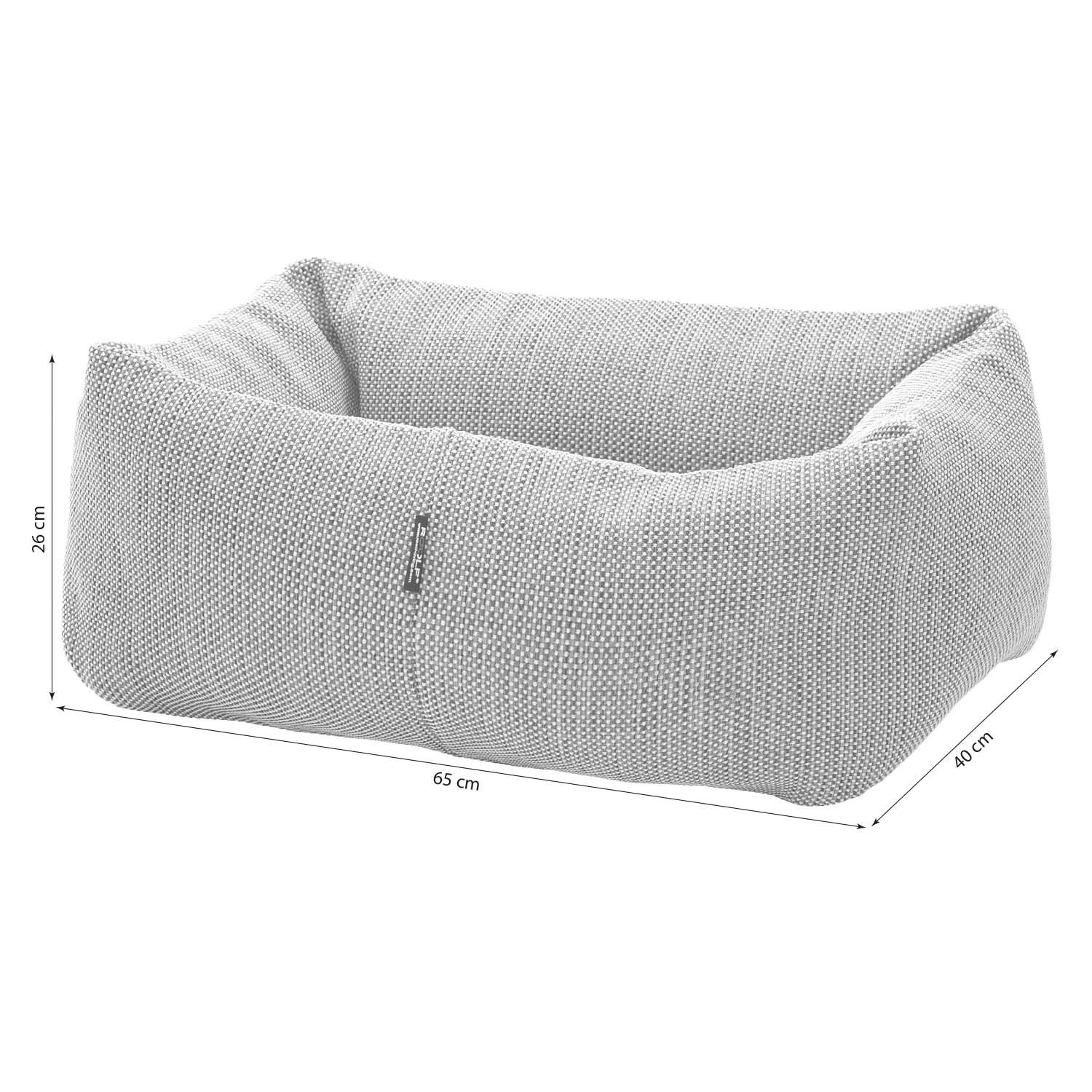 ROOLF Living Dotty S Hundebett 40x65cm Polypropylen Grau