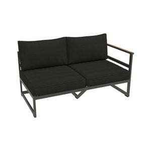 Sieger Sydney Endmodul rechts Aluminium/Sunproof