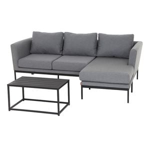 Siena Garden Tonka Ecklounge 3tlg. Aluminium/Sunbrella®