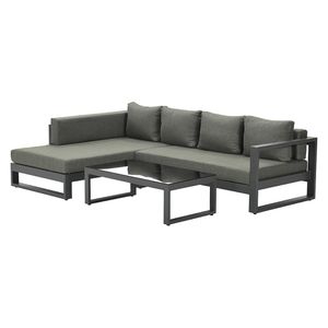 Garden Impressions Esmee Ecklounge 3-tlg. Aluminium/Polster
