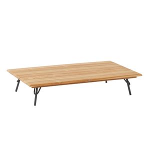 4Seasons Cucina Beistelltisch 120x70x25 cm Aluminium