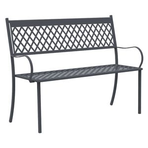 Vermobil Summertime Gartenbank 127x55x93 cm Stahl