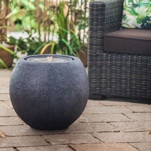 Heissner Ball LED Gartenbrunnen Polystone