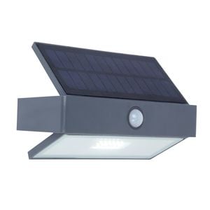 LUTEC Arrow Solar-Wandleuchte Kunststoff