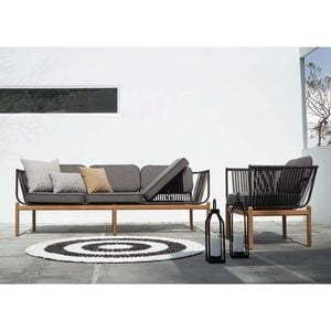 Zebra Pollux Lounge-Gruppe 2-tlg. Teak/Rope