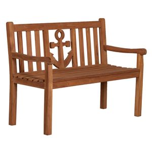 deVries Woodie Anker Gartenbank 120cm Teakholz