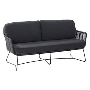 4Seasons Belmond Gartensofa Edelstahl/Rope