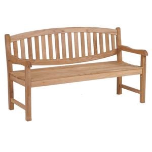 Zebra Yachtclub Gartenbank 130cm Teak