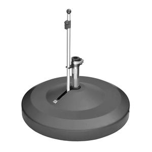 Liro mobiler Schirmständer Maxi-K 120kg  Schnellspanner