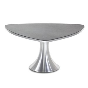 Domus Ventures Palm Dreiecktisch 160x154 cm Aluminium/StoneTEC