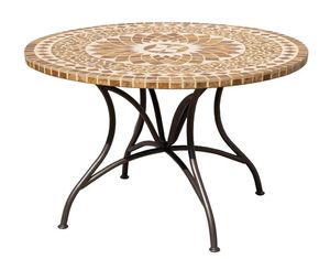 OUTLIV. Maya Tisch Ø120cm Stahl/Keramik