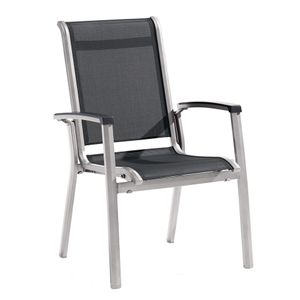 Sieger Calvi Stapelsessel hoch Aluminium/Textilene