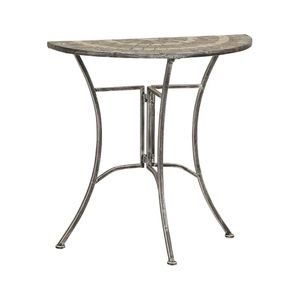 Siena Garden Felina Anstelltisch 69x35x71cm Eisen/Naturstein-Mix