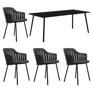 Cane-Line Choice Gartenmöbelset 5-tlg. mit Tisch190x90cm