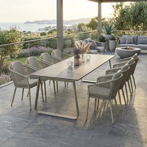 OUTLIV. Monet Gartenmöbel-Set XL (8 Plätze) Tisch 280x100cm