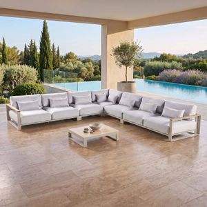 OUTLIV. Ravino Ecklounge inkl. Loungetisch Aluminium/Olefin