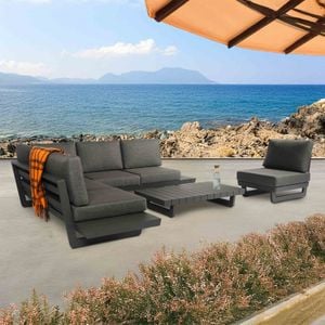 OUTLIV. Lana Ecklounge inkl. Loungetisch Aluminium/Olefin