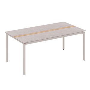 Zebra Liox Gartentisch Aluminium/HPL 180x100 cm