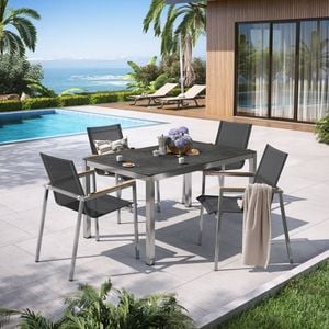 OUTLIV. Rimini Gartenmöbel-Set M (4 Plätze) Tisch 140x80cm