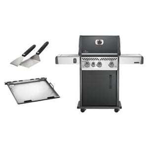Napoleon Aktionspaket mit Rogue PRO 425 Gasgrill, Plancha und Grillbesteck-Set
